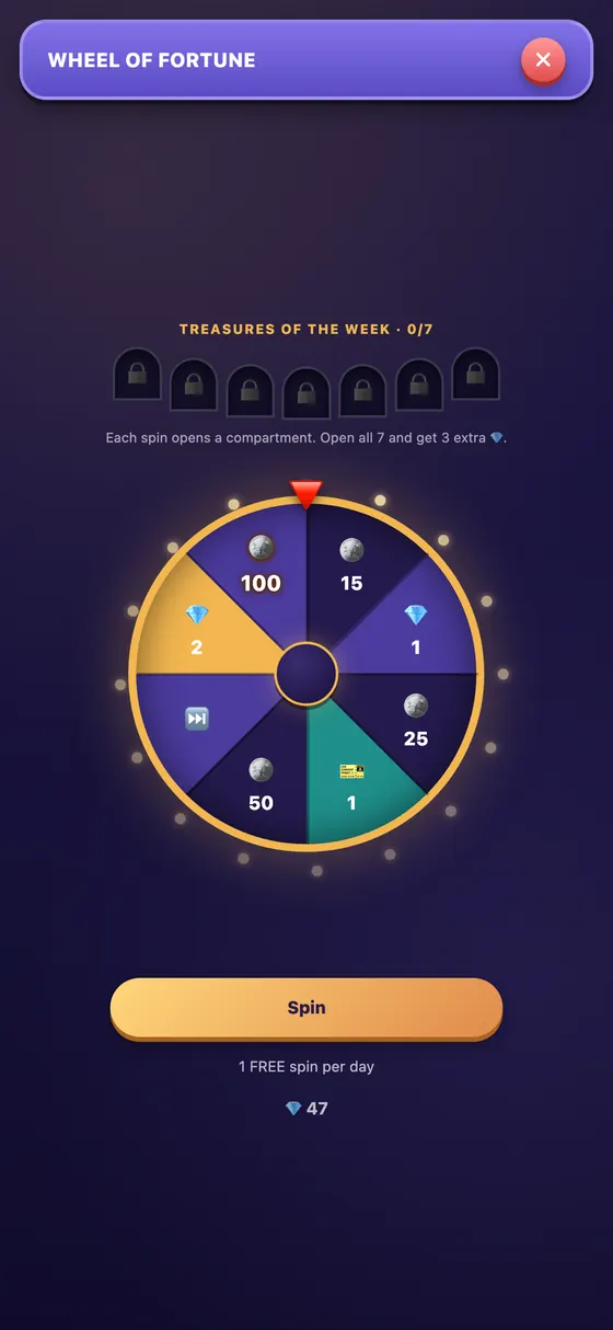 Wheel of fortune